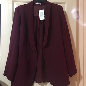 Chiffon Back Suit Coat